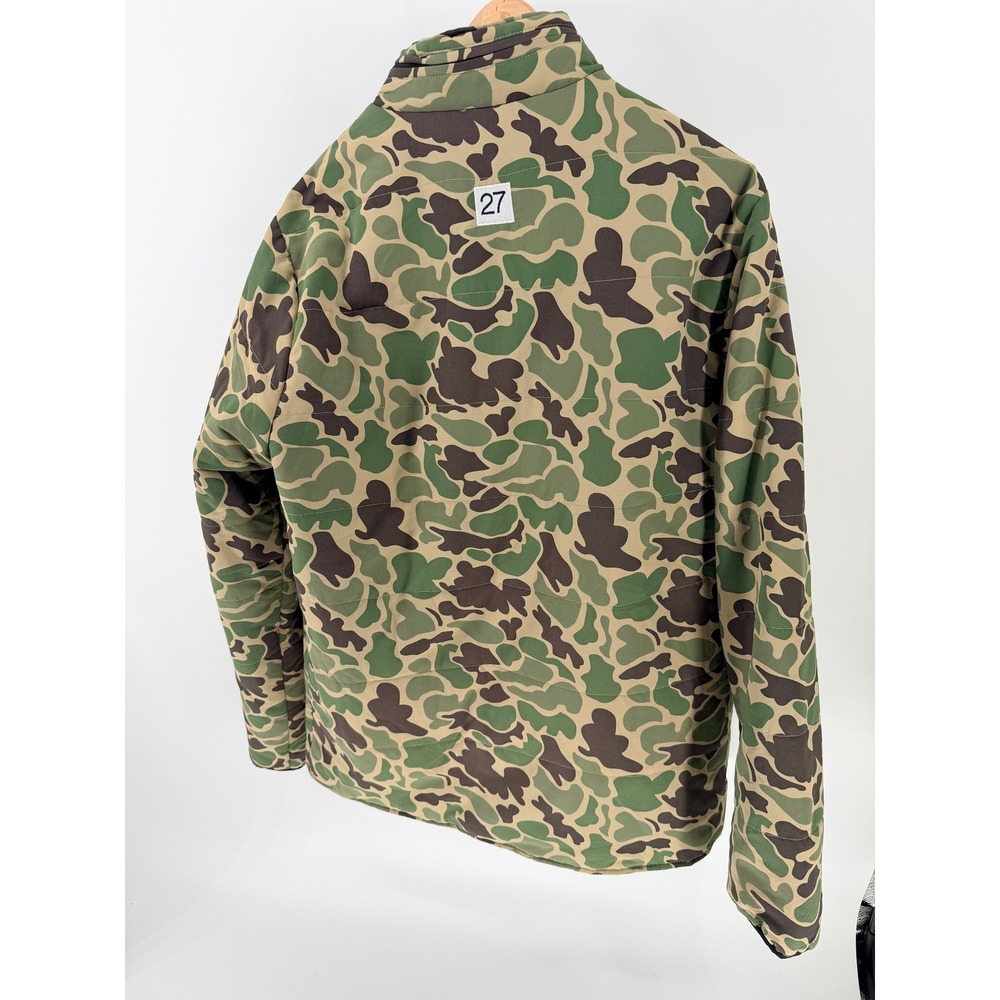 Marsh Wear Mens Duck Camo Jacket Green Brown Full Zip Fishing Coat L Outdoorsy - Picture 11 of 16